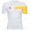 Le Coq Sportif Optical Geel wit Wielershirt korte mouw 18C10223