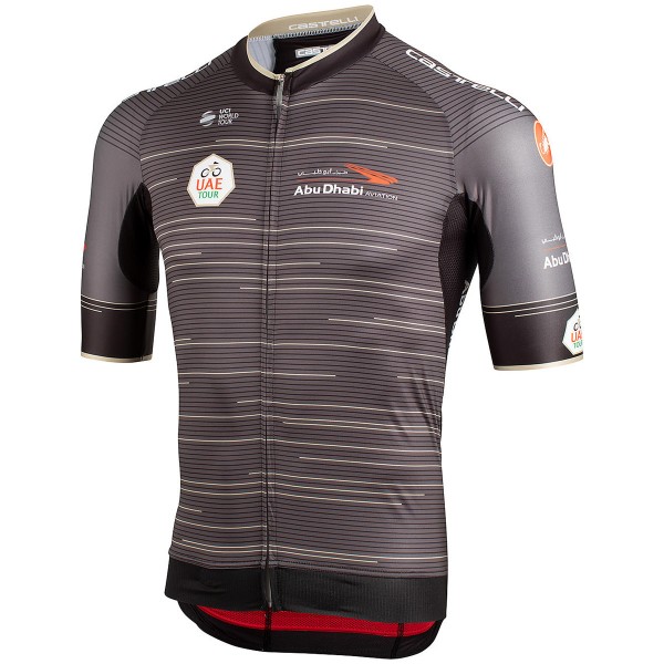 UAE Tour 2019 Black Fietsshirt korte mouw 190224021