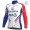 2018 Profteam FDJ wit Fietsshirt lange mouw Winter TGZEM