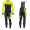 2019 Scott-RC PRO zwart-geel winterset Wielerkleding Set Wielershirts lange mouw+fietsbroek lang met zeem cSJPB