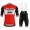 Trek Segafredo 2019 rood Fietskleding Set Fietsshirt Korte Mouw+Korte fietsbroeken Bib t9lBV