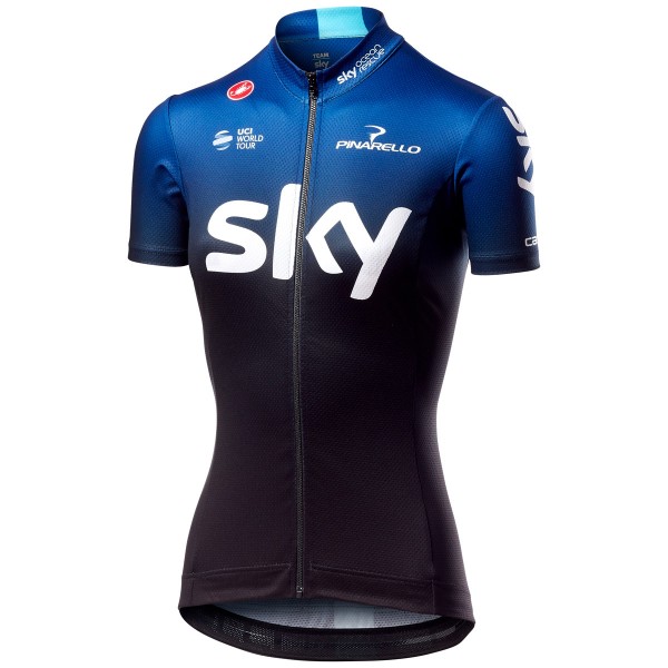 TEAM SKY 2019 Dames Fietsshirt korte mouw 190224041