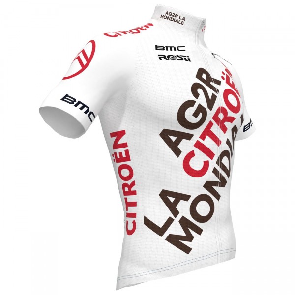 AG2R Citroen 2022 wielershirt korte mouw (lange rits) professioneel wielerteam