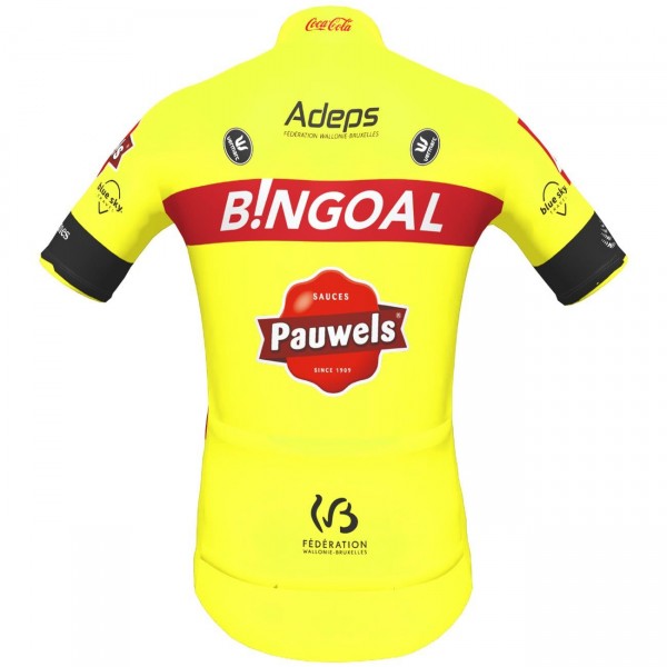 Bingoal Pauwels Sauces WB 2022 korte mouw wielershirt professioneel wielerteam