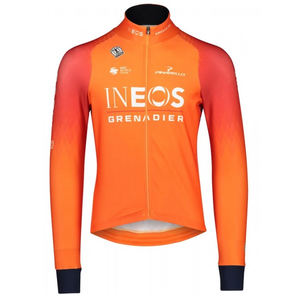 INEOS GRENADIERS 2022 trainingseditie wielershirt met lange mouwen professioneel wielerteam