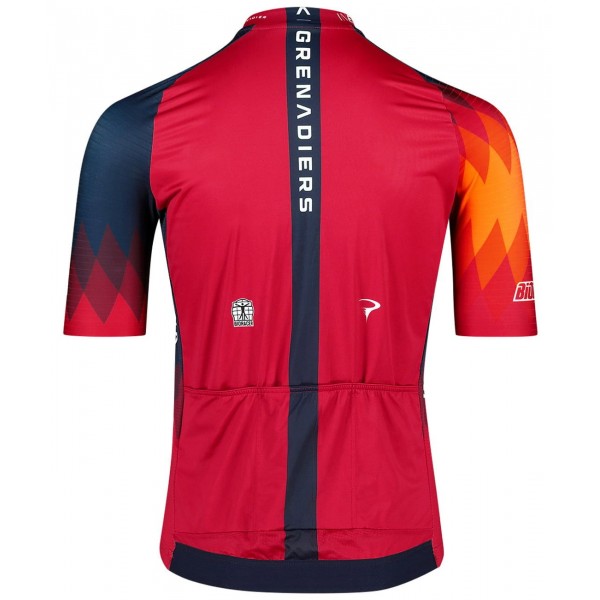 INEOS GRENADIERS 2023 ICON wielershirt met korte mouwen (lange ritssluiting) professioneel wielerteam