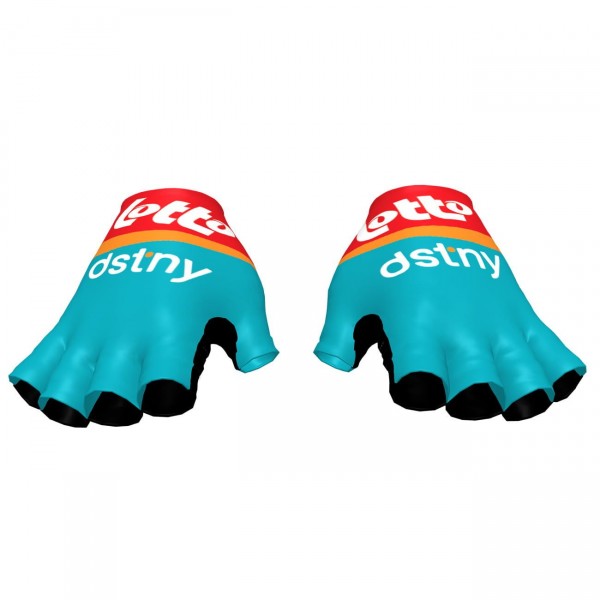 Lotto Dstny 2023 fietshandschoenen korte vinger professionele wielerploeg