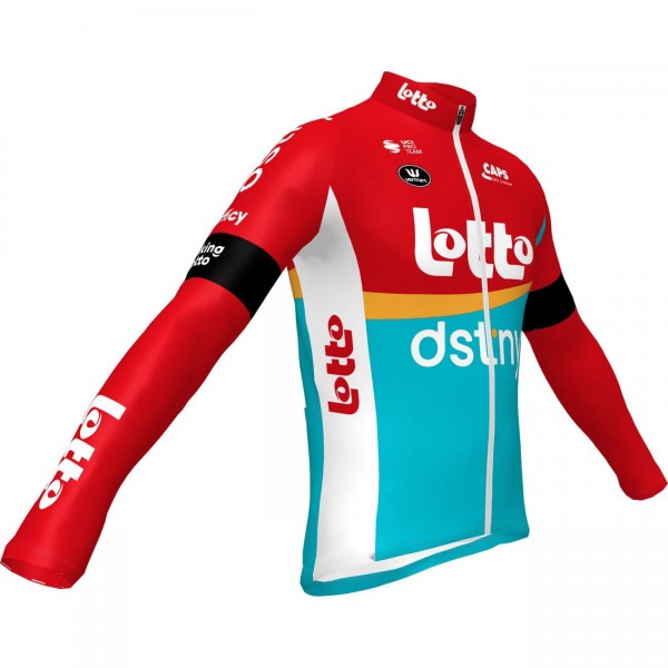 Lotto Dstny 2023 wielershirt lange mouw professioneel wielerteam