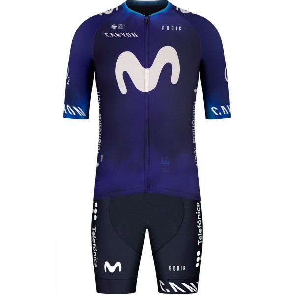 MOVISTAR 2023 wielershirt met lange mouwen professioneel wielerteam