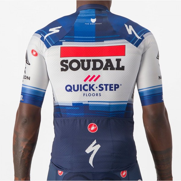 Soudal Quick-Step 2023 Aero Race 6.1 korte mouw wielershirt professionele wielerploeg