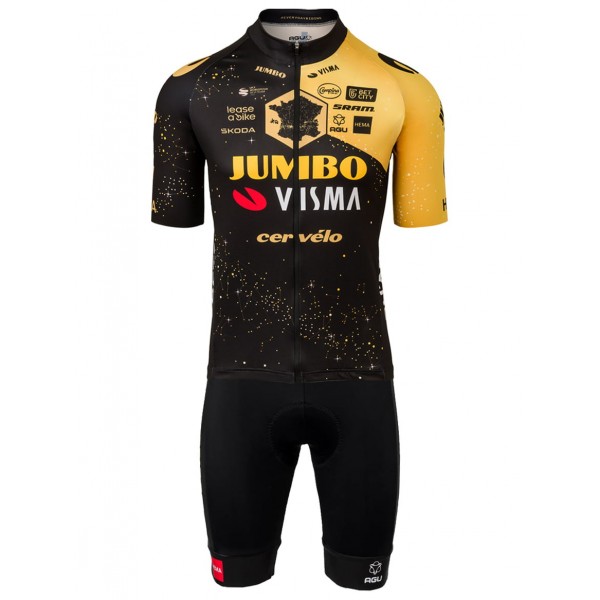 TEAM JUMBO-VISMA Tour de France Editie 2023 korte mouw wielershirt professioneel wielerteam