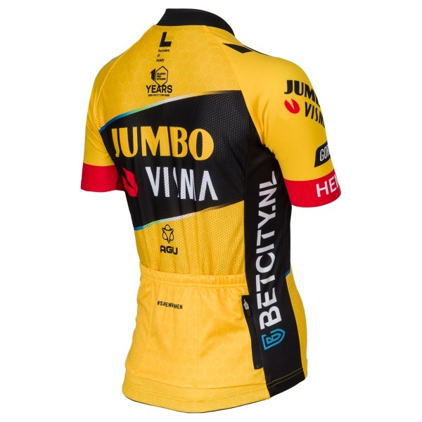 TEAM JUMBO-VISMA 2023 dames wielershirt met korte mouwen professioneel wielerteam