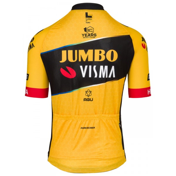 TEAM JUMBO-VISMA 2023 korte mouw fietsshirt professioneel wielerteam