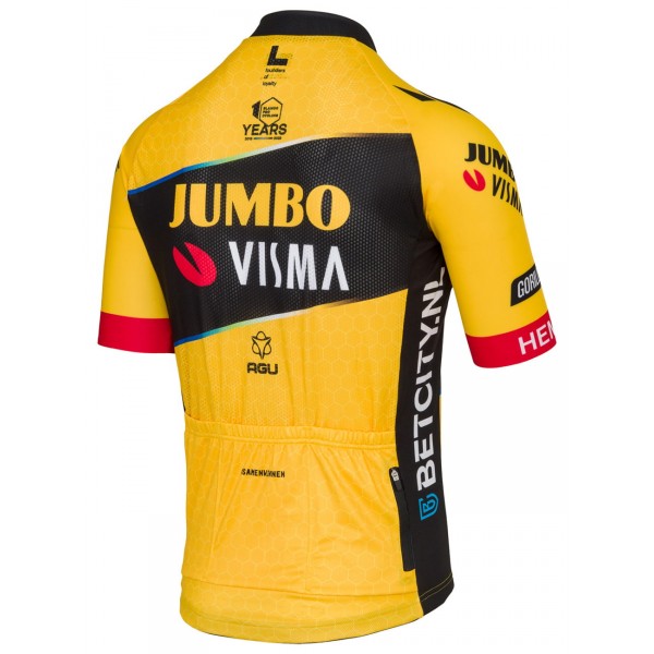 TEAM JUMBO-VISMA 2023 korte mouw fietsshirt professioneel wielerteam