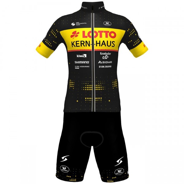 Team Lotto-Kern Haus 2022 wielershirt korte mouw (lange ritssluiting) professioneel wielerteam