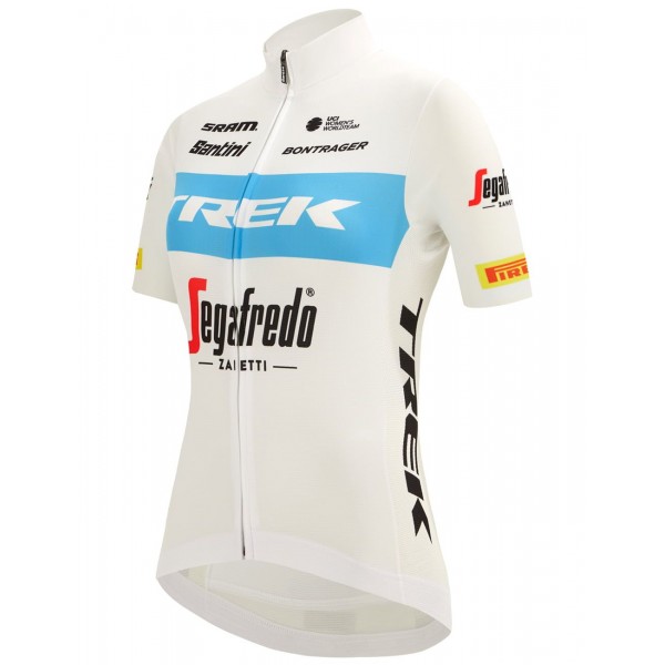 TREK-SEGAFREDO damesteam 2022 wielershirt met korte mouwen (lange ritssluiting) professioneel wielerteam